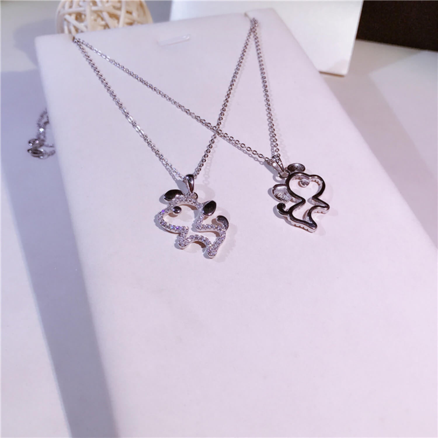 dog diamond necklace uk