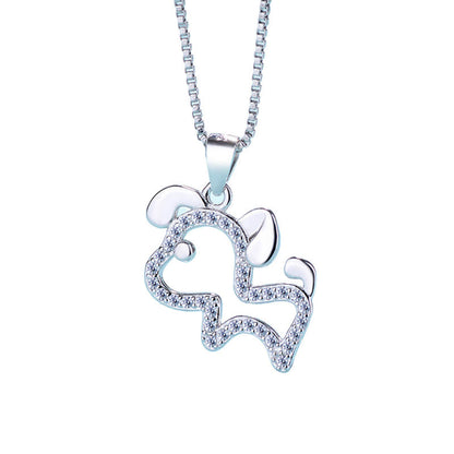 dog diamond necklace us