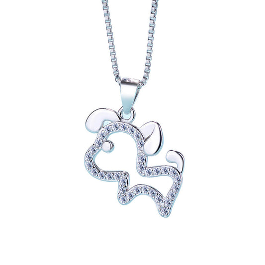 dog diamond necklace us