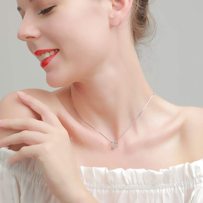 sterling silver crown pendant necklace queen